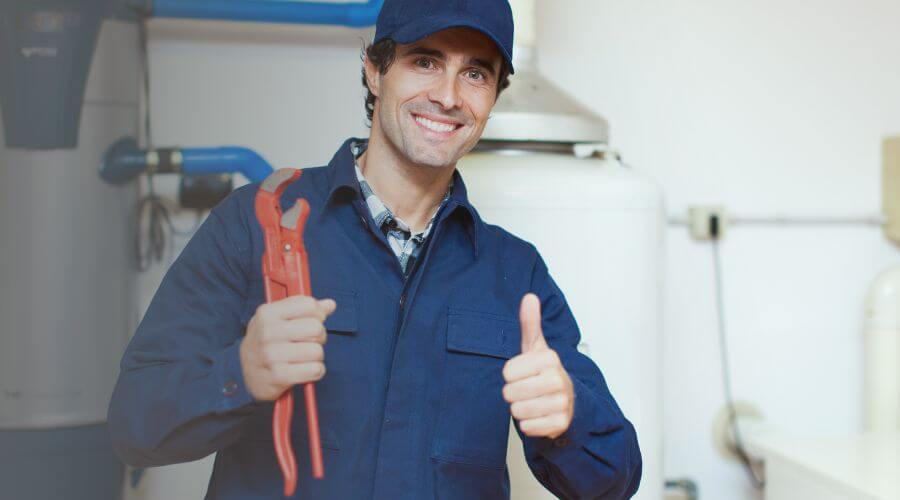 Local tankless water heater installation in Wales, MA